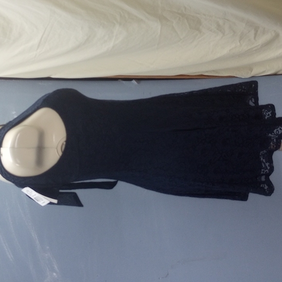 Speechless, NWT, Navy Lace Beautiful Dress, Lg - Picture 3 of 7